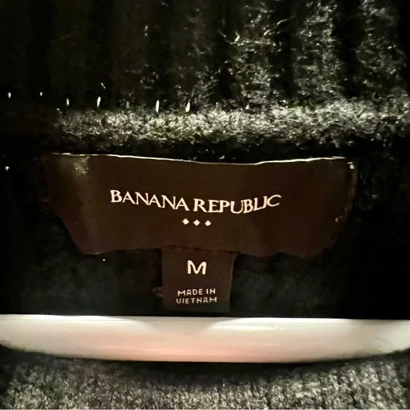 Banana Republic Black Knit Top - Picture 3 of 4